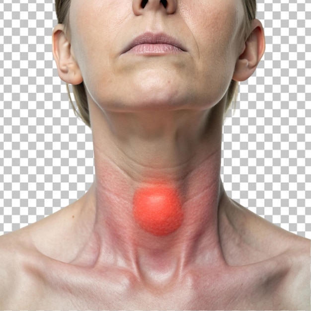 PSD picture of swollen thyroid