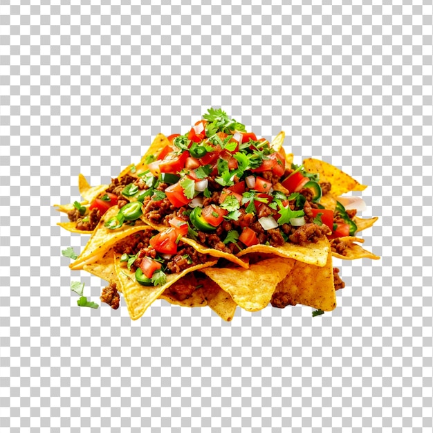 a picture of a taco salad with a background of chips and a paper with a cross section