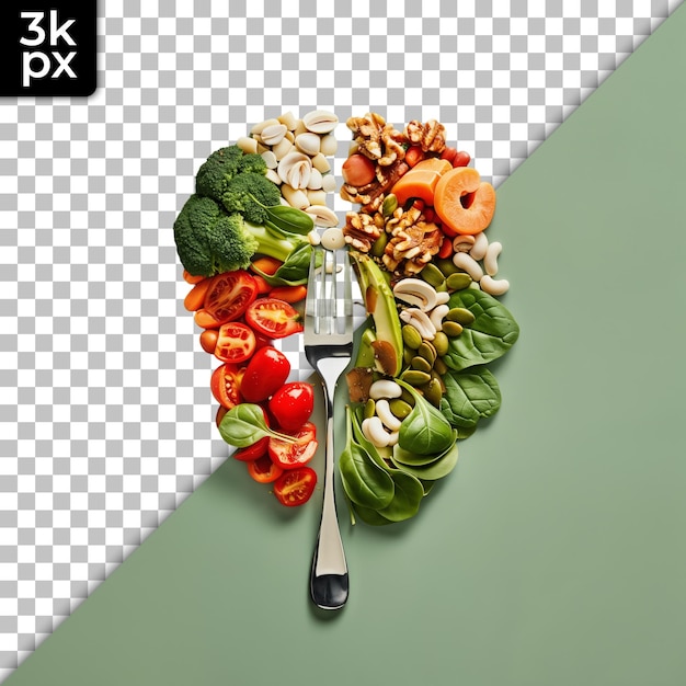 PSD a picture of a vegetable and a knife with the word  x  on it