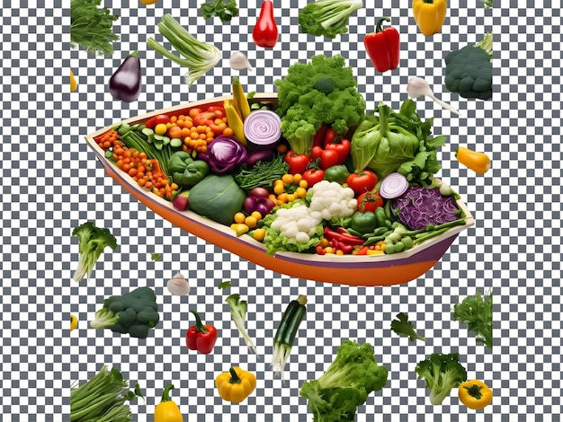 a picture of a vegetable with a picture of a vegetable in the middle