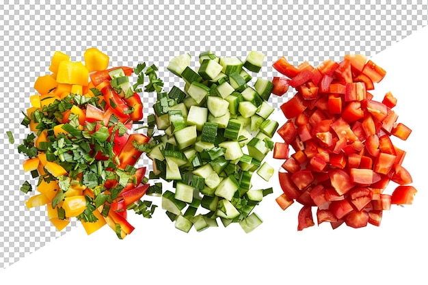 PSD a picture of vegetables including celery orange and green