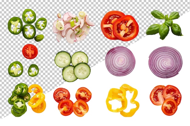 a picture of vegetables including tomatoes cucumbers and cucumbers