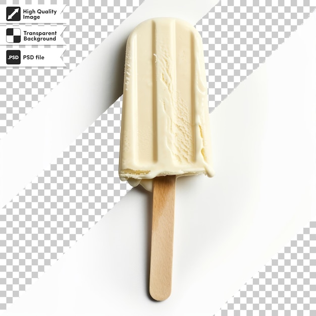 a picture of a yellow ice cream scoop with a wooden handle