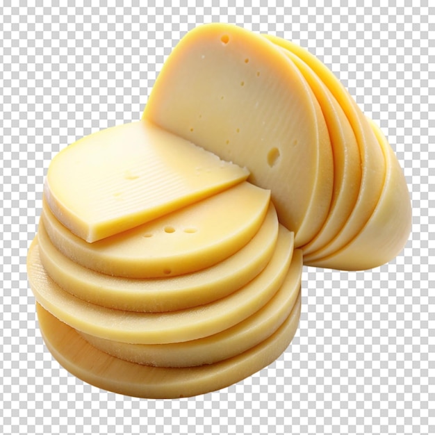 PSD piece of cheese isolated on white background