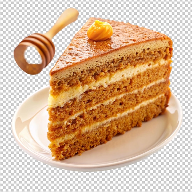 PSD piece of honey cake