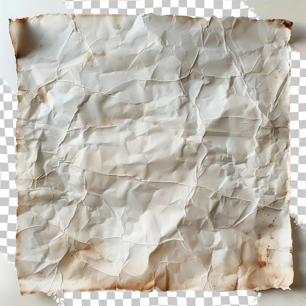 a piece of paper that is torn off