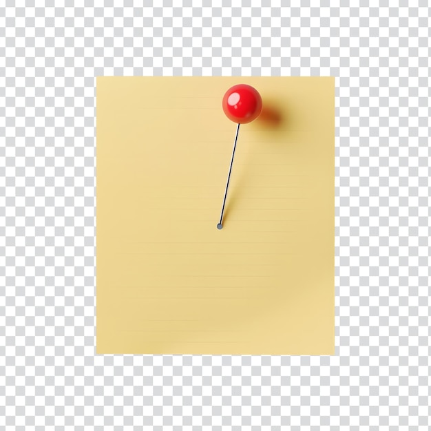 PSD a piece of paper with a red ball on it