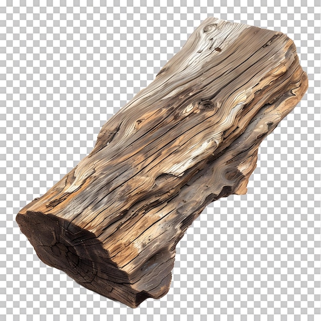 A piece of wood on white background high 8K