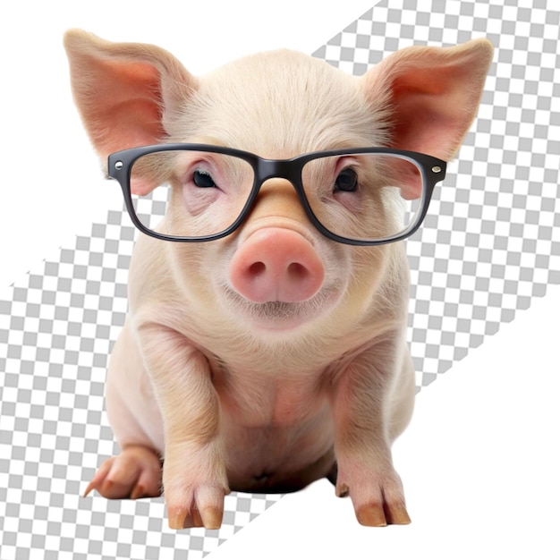 PSD a pig with a pig on its face