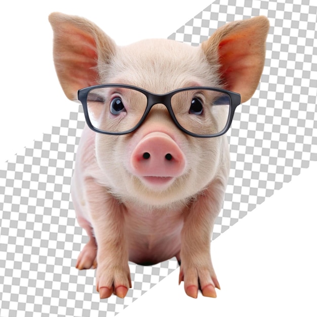 PSD a pig with a pig on its face