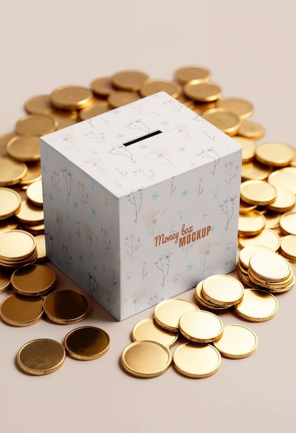 Piggybank mock-up for saving money