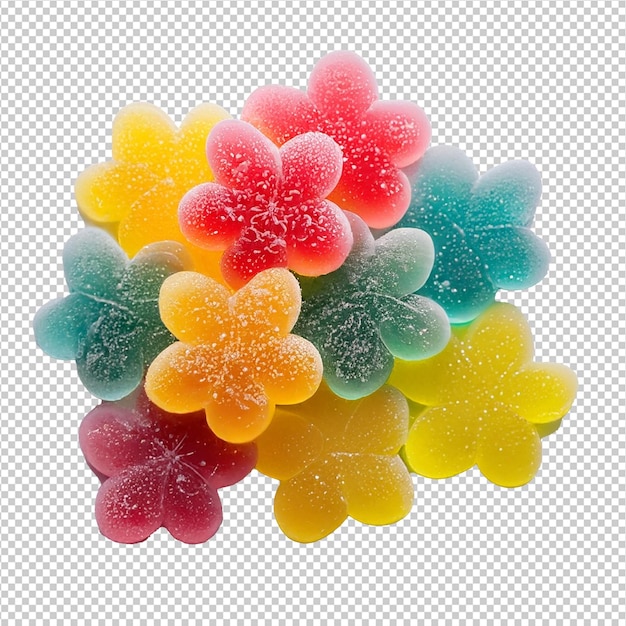 Pile of colorful jelly candies