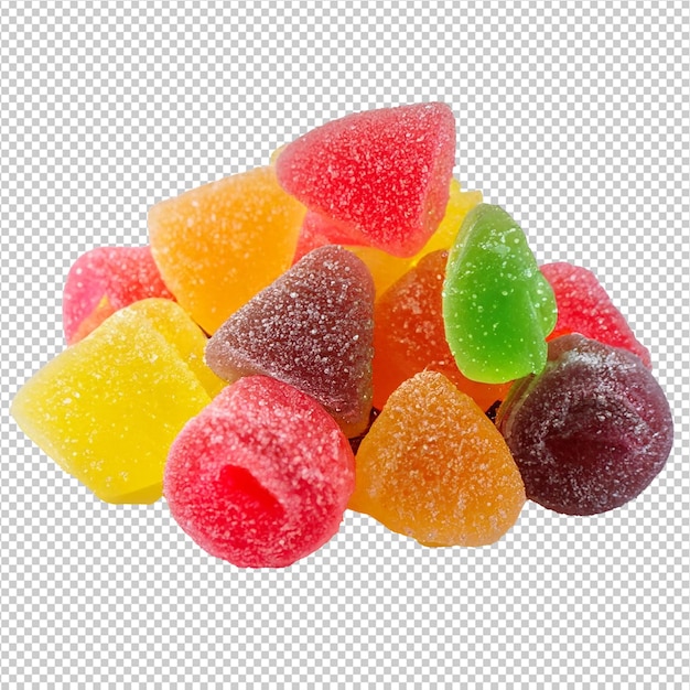 Pile of colorful jelly candies