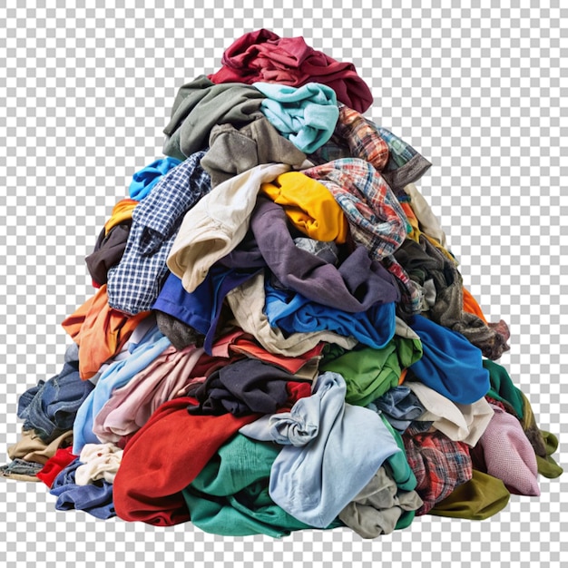 PSD pile of dirty clothes