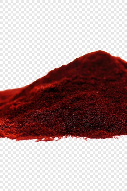 PSD a pile of red pepper is on a transparent background