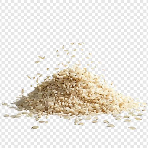 PSD pile of rice grains