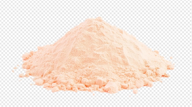 a pile of salt with a pyramid on the top