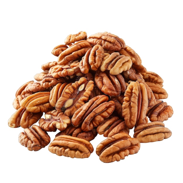 A Pile of Shelled Pecan Nuts