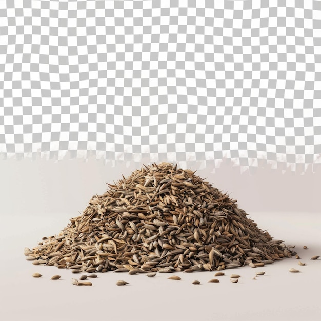 PSD a pile of sunflower seeds is laying on a table