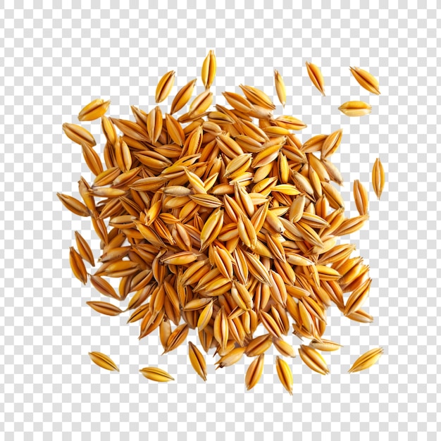 PSD a pile of wheat on a transparent background