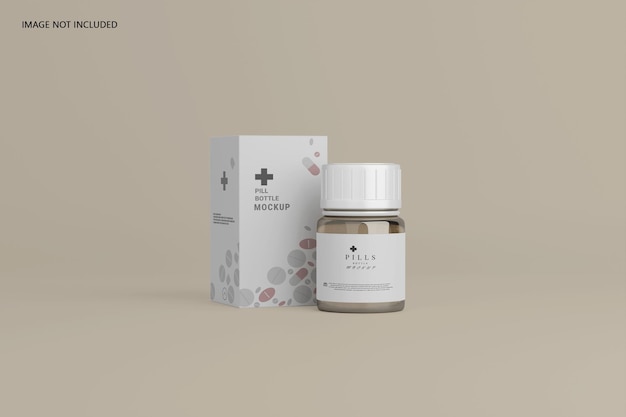 Pill Bottle Mockup