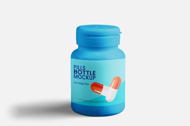 Pill Bottle Mockup