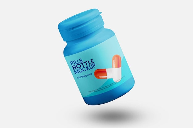 Pill Bottle Mockup