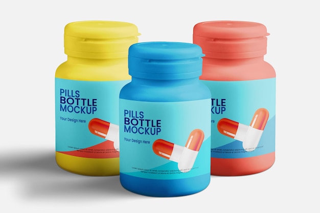 Pill Bottle Mockup