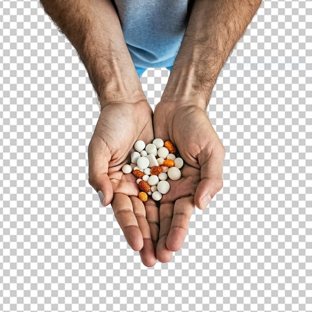 PSD pill box arrangement still life