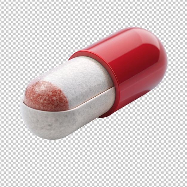 PSD pill on transparent background