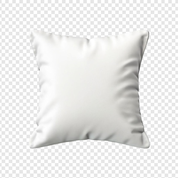 PSD pillow isolated on transparent background