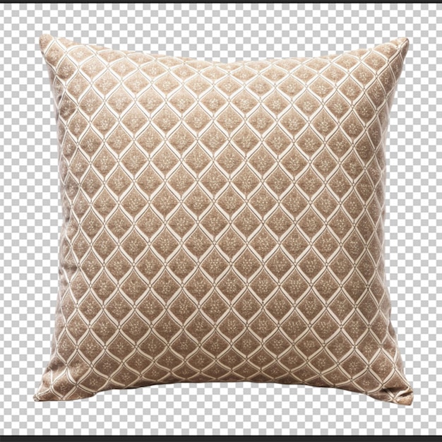 PSD pillow isolated on transparent background