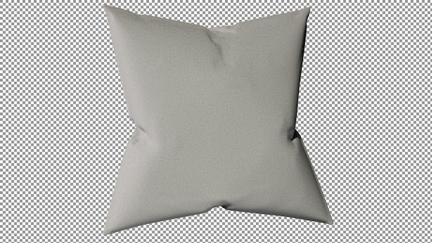 PSD a pillow that is sitting on a black surface