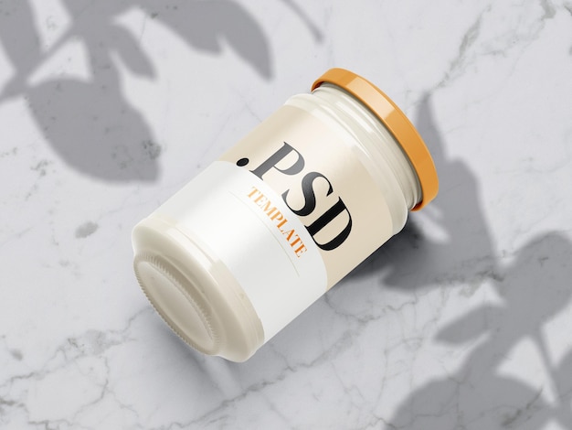 pills bottle mockup