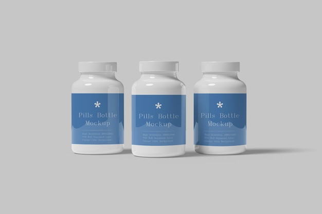 Pills Bottle Mockup