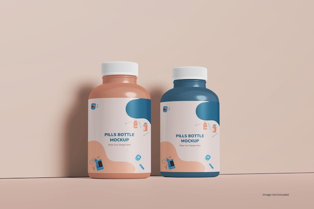 Pills Bottle Mockup