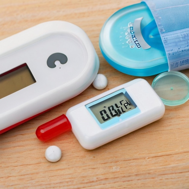 PSD pills and thermometer