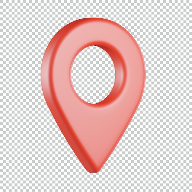 Pin Map 3D Icon