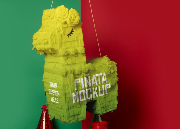 Pinata for dia de muertos mockup