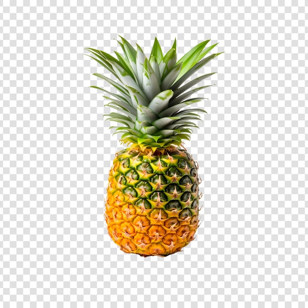 PSD pineapple isolated a transparent background