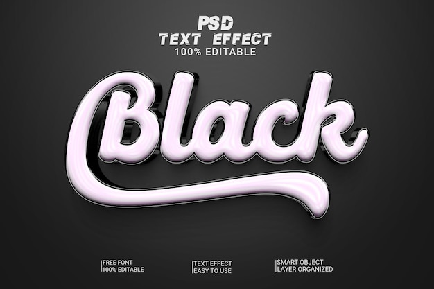 A pink 3d text effect that is from psp.