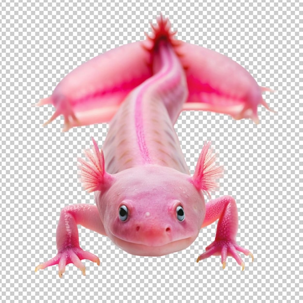 PSD pink aquatic salamander