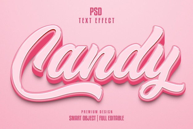 Pink background with the word candy on it