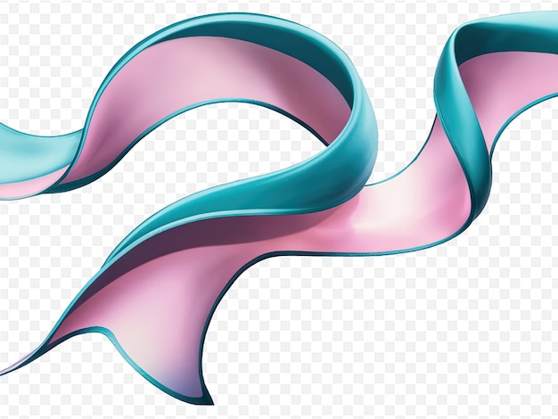 PSD a pink and blue swirl with a blue swirl on it