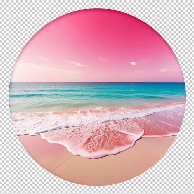 PSD a pink circle with a pink circle and the pink circle in the middle