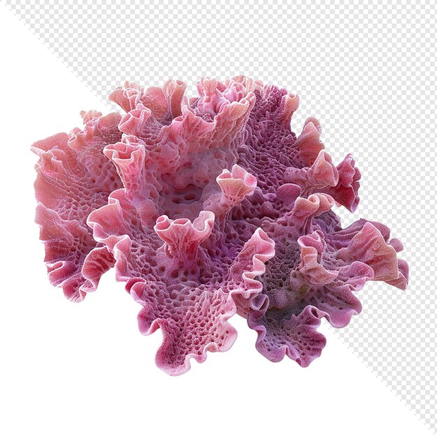 PSD pink coral closeup