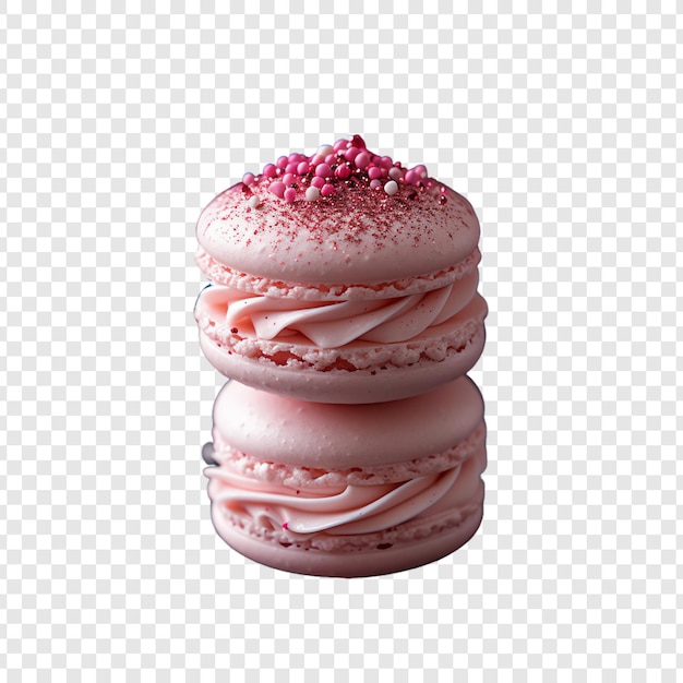 a pink dessert with pink icing and pink icing on it