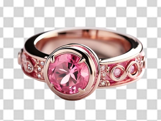 pink Dimond ring