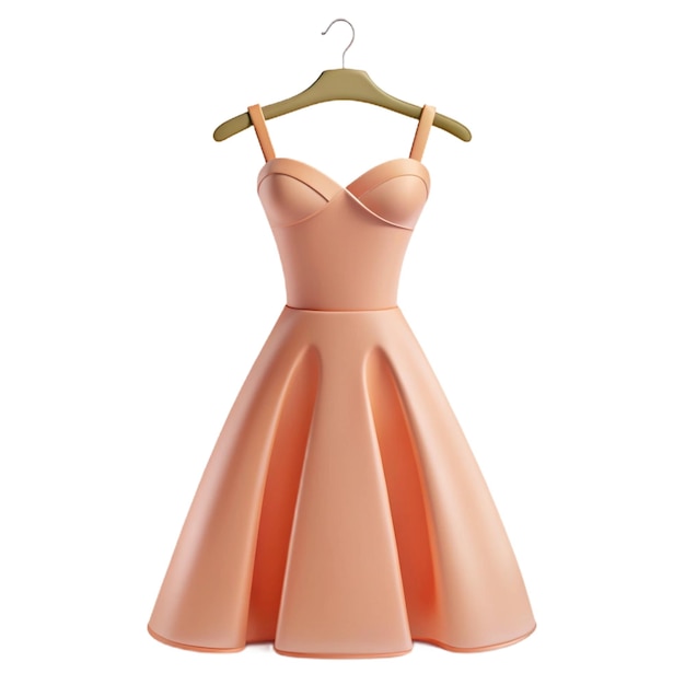 PSD a pink dress with a hanger that says quot fashion quot