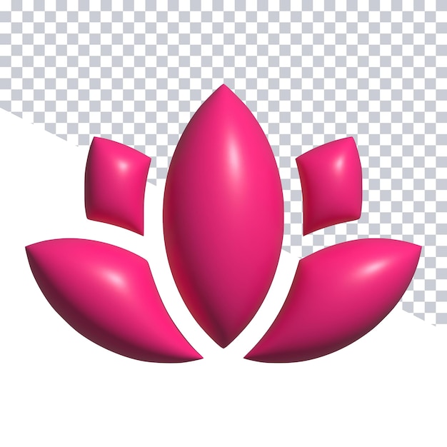 A pink lotus logo with the word lotus on it.